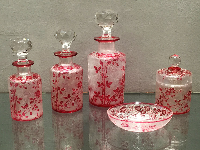 オールドバカラ「エグランチェ E'GLANTIER トワレセット