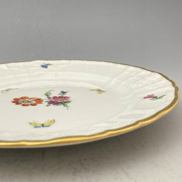 KPM ベルリン「KPM窯 花蝶文 皿」《アンティックかとう》