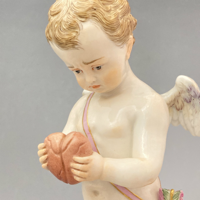 マイセン「天使像「失恋」」《アンティックかとう》