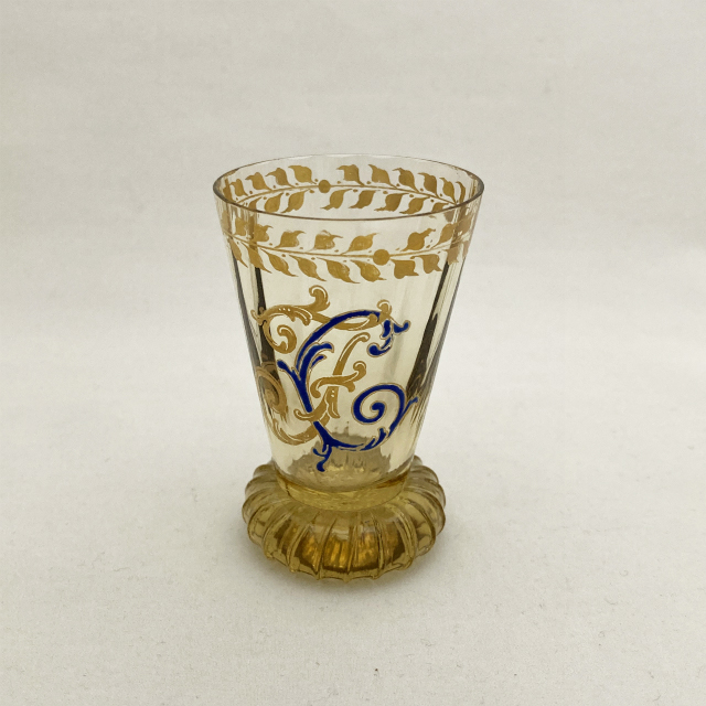 エミール・ガレ「エナメル彩小酒杯」《アンティックかとう》
