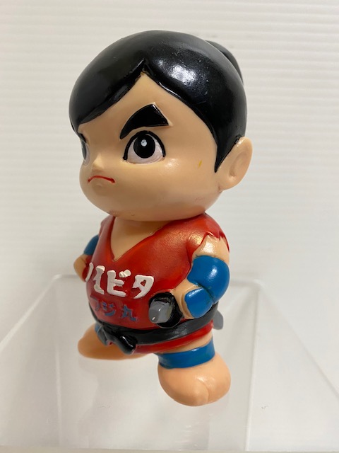 風のフジ丸☆ノイビタ☆ソフビ人形☆貯金箱 11．0cm 当時物