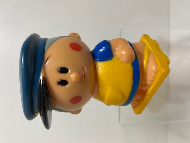 太陽神戸銀行☆フクちゃん☆ソフビ人形☆貯金箱 9．0cm 昭和レトロ