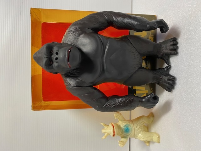 開封品☆箱入☆キングコング☆昭和レトロ☆ソフビ人形 20．3cm