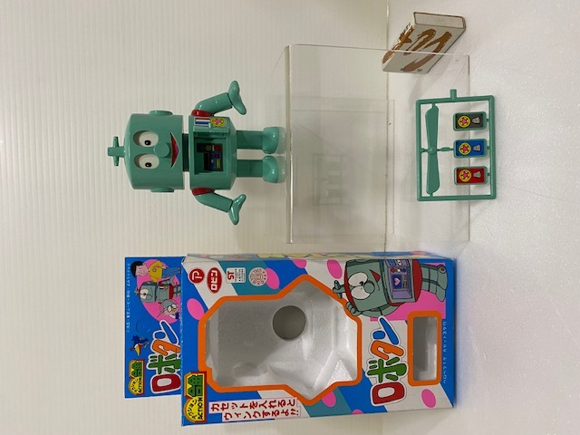 開封品☆箱付☆ロボタン☆人形☆合金 11．6cm 160g 当時物