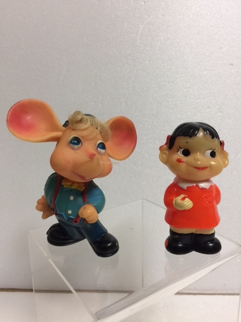 トッポ・ジージョ ソフビ人形 10．5cm 当時物 版権有 現状 【TO4381】