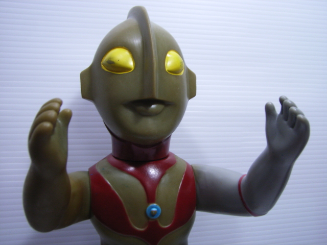 レア☆ブルマァク ウルトラマン ソフビ人形 特大 37．5cm 当時物