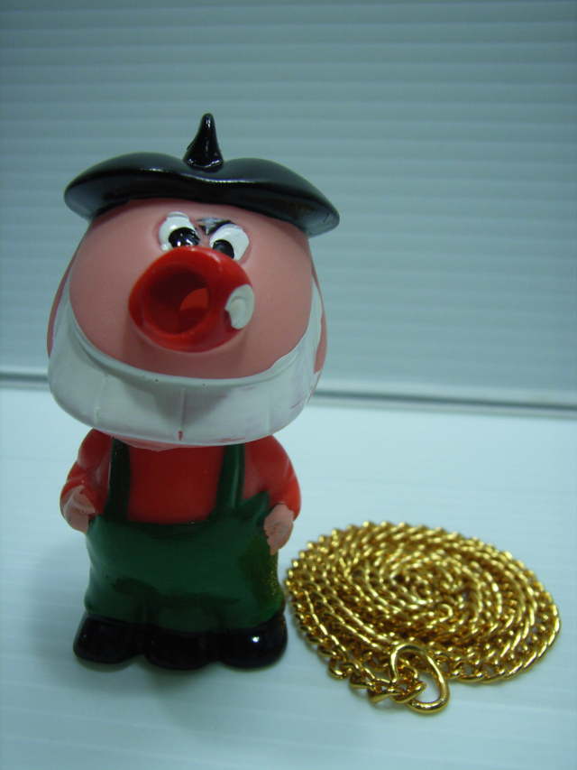 美品☆鼻血ブー ガキ夫 ソフビ人形 7．0cm 当時物 マーク有 谷岡