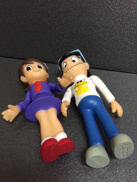 2体セット☆ど根性ガエル ひろし・京子ちゃん ソフビ人形 13