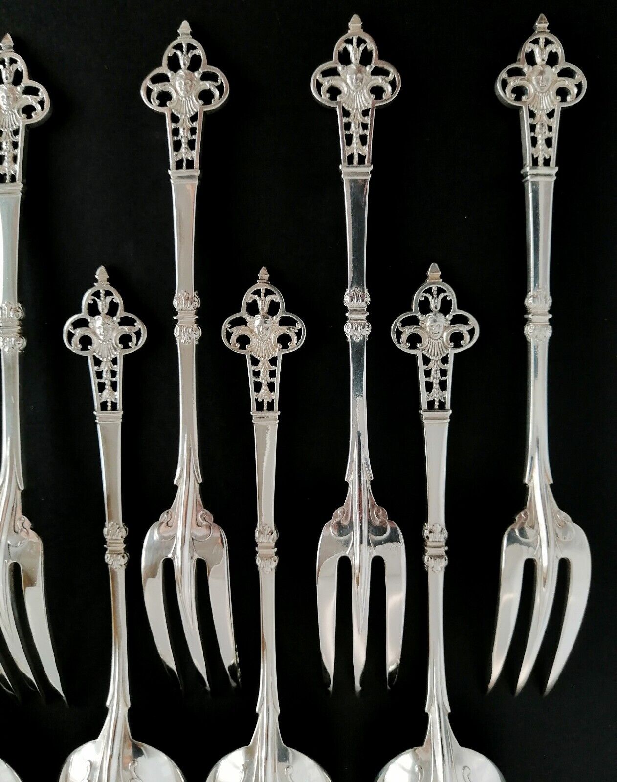 カルディヤック フレンチスターリング シルバー デザート用スプーン