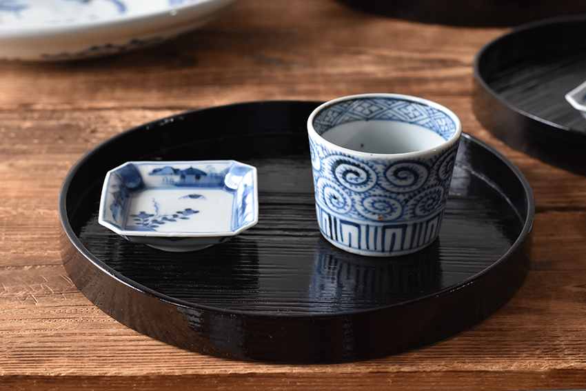 焼き物 斎藤勝美 葆光彩磁樹果鳥文ぐい呑 骨董品 古美術 【公式通販】