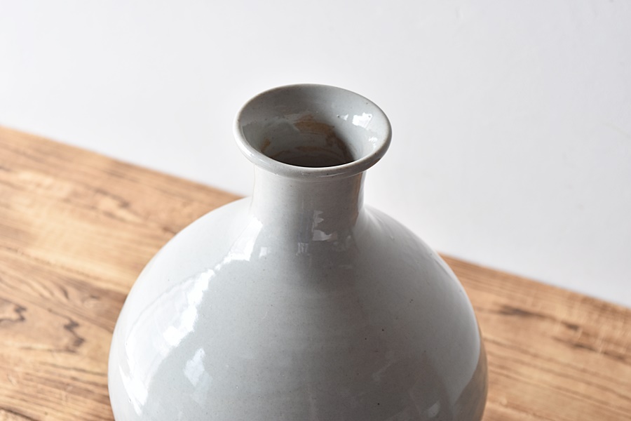 古伊万里 白磁 大徳利 - 生活骨董と古布のアンティークショップ