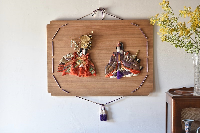 雛 押絵 雛人形 額 - 生活骨董と古布のアンティークショップ antique