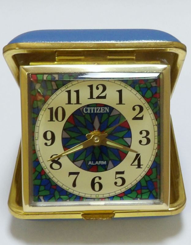 シチズントラベラ（旅行用折りたたみ式）昭和40年代ベル付き手巻き