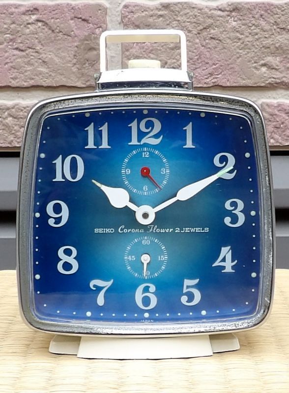 セイコー・コロナフラワー・昭和30年代から40年代のベル付き目覚まし