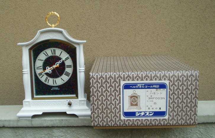 シチズンハモンド・ベル＆オルゴール付（荒城の月）箱付デッド