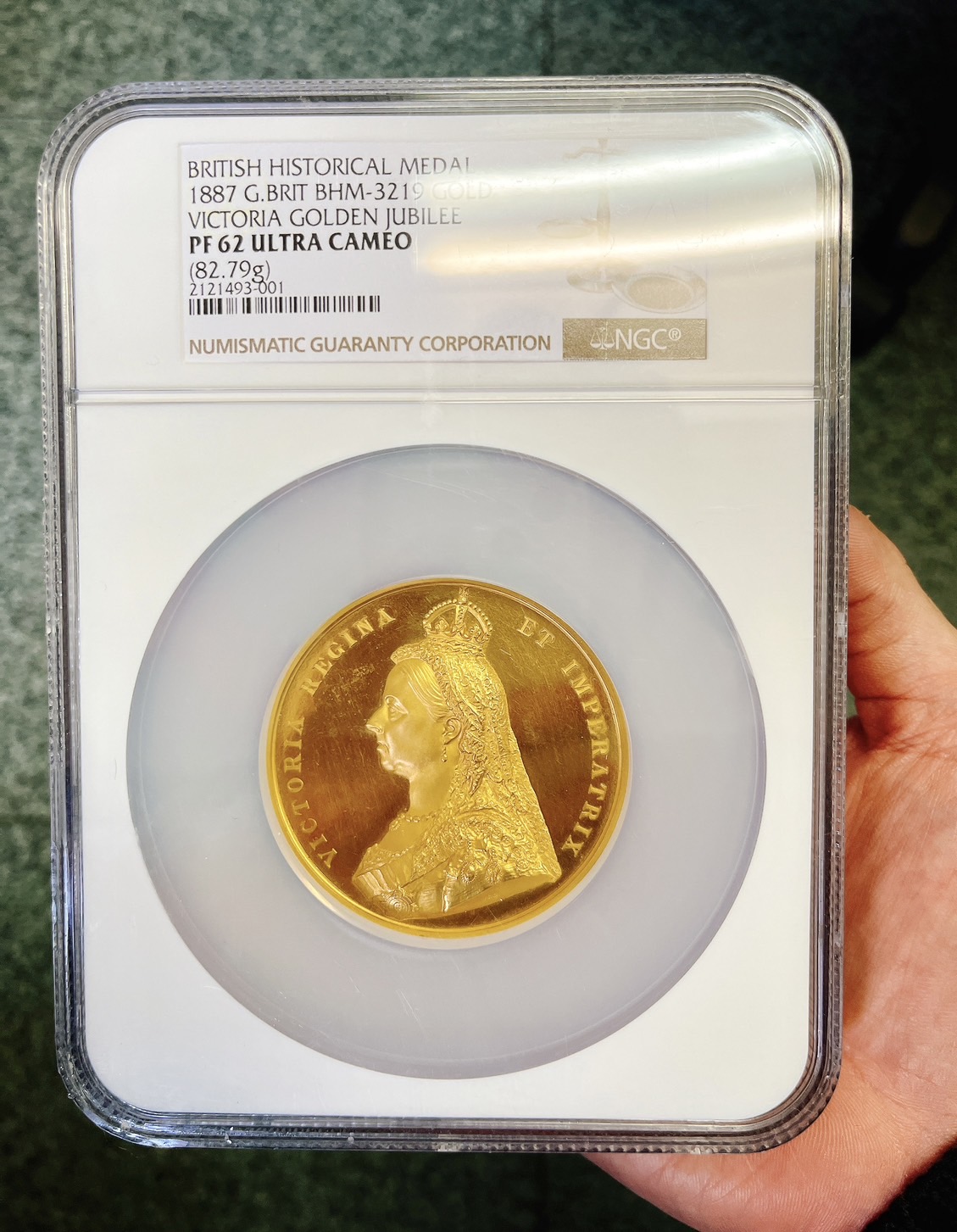 専用手配品 1887ヴィクトリア ゴールデン ジュビリー 大型 ブロンズ