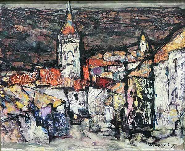 浦上正則『Diamantina』(1973) 肉筆油彩画 をヤフオク！に出品中です