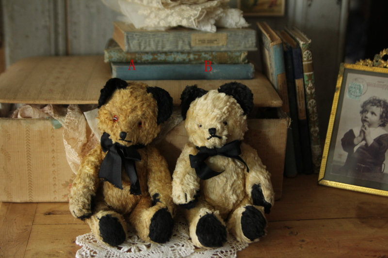 アンティークスーティータイプベア テディベア クマぬいぐるみ 東欧