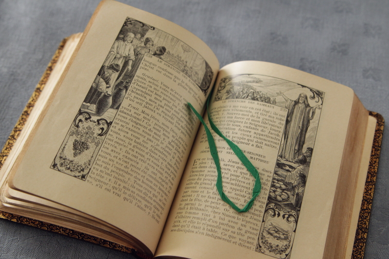アンティークミセル missel 祈祷書 聖書 ベルギー アンティークス