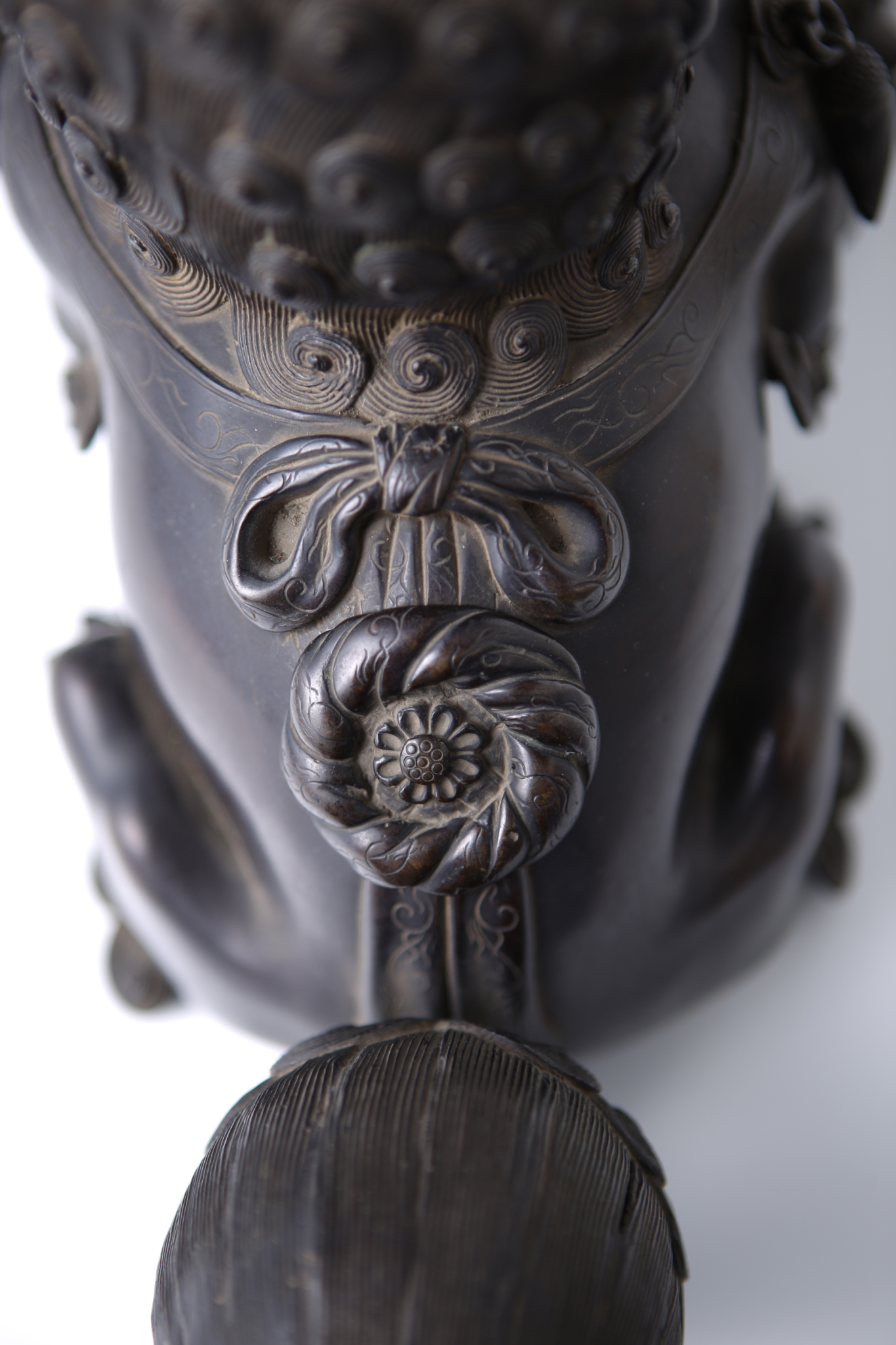 古銅獅子香炉 - 古好屋