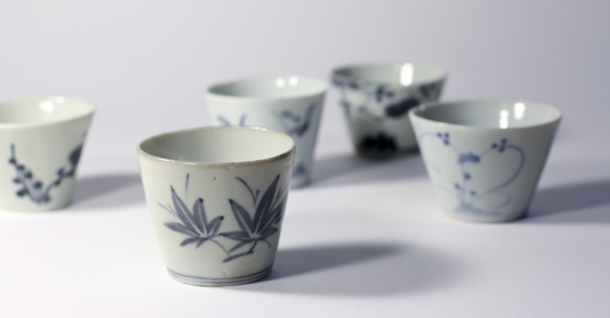 溢れんばかりの文様の世界「そば猪口」 - 古好屋 ブログ