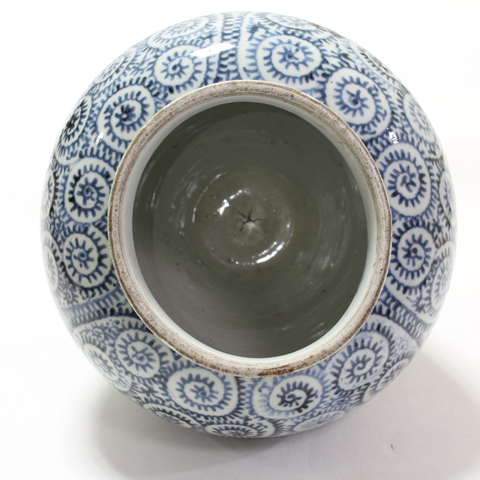 伊万里染付蛸唐草文壺 - 古好屋