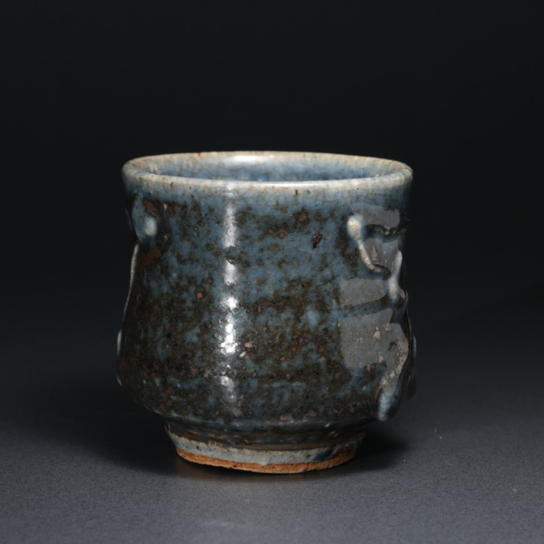 河井寛次郎作 筒描呉須湯呑 - 古好屋