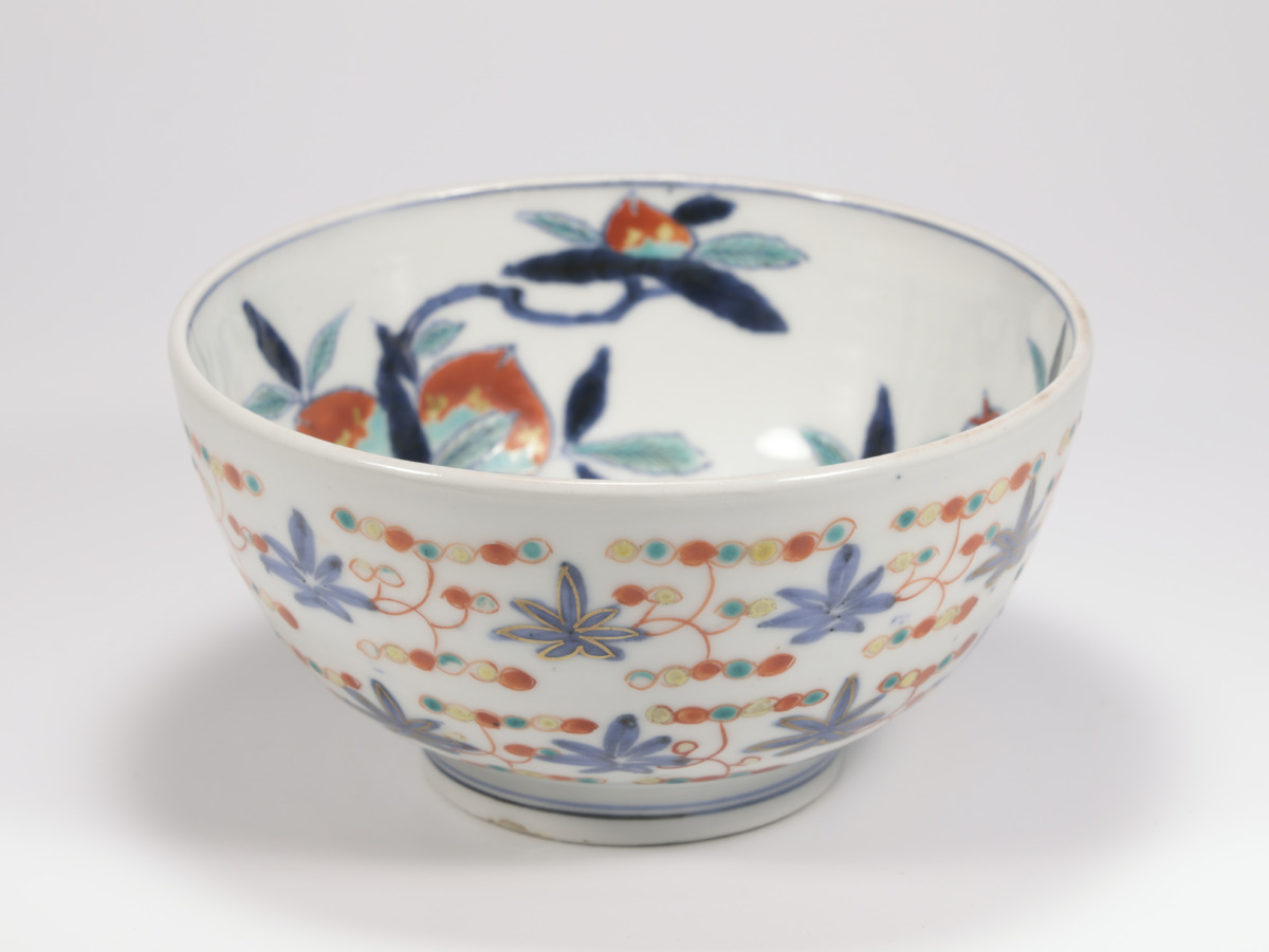 伊万里色絵 三果文図碗 - 古好屋