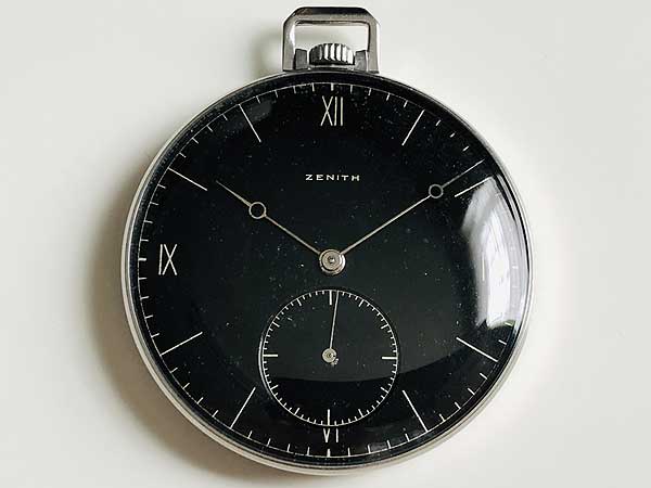 HA-5952| ゼニス 懐中時計 ブラックダイアル