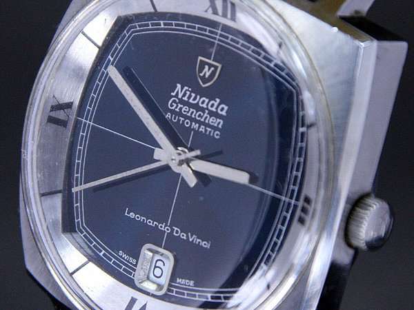 ニバダ Nivada Grenchen レオナルド・ダ・ビンチ 自動巻 21石メンズ