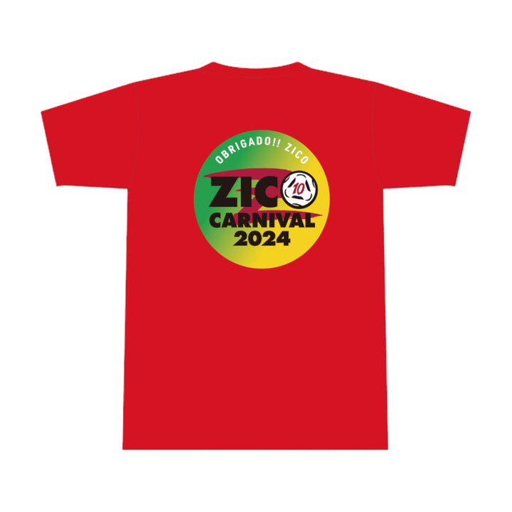 ZICO CARNIVAL ロゴTシャツ（レッド） – 鹿島アントラーズFC - 公式