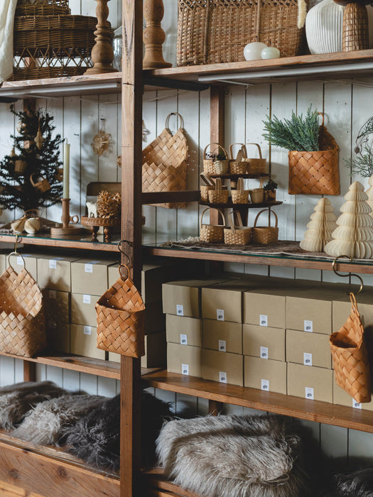 Snokka mini basket set | クラフトミニバスケットオーナメント5個入り