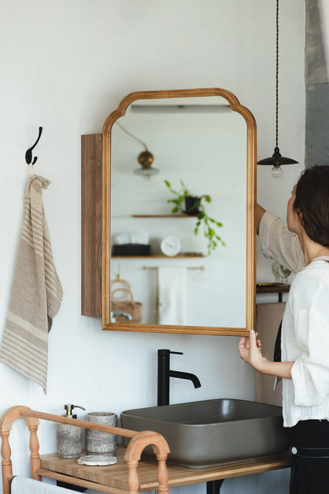 Wood arch キャビネットミラー — ANTRY USE ONLY GENUINE