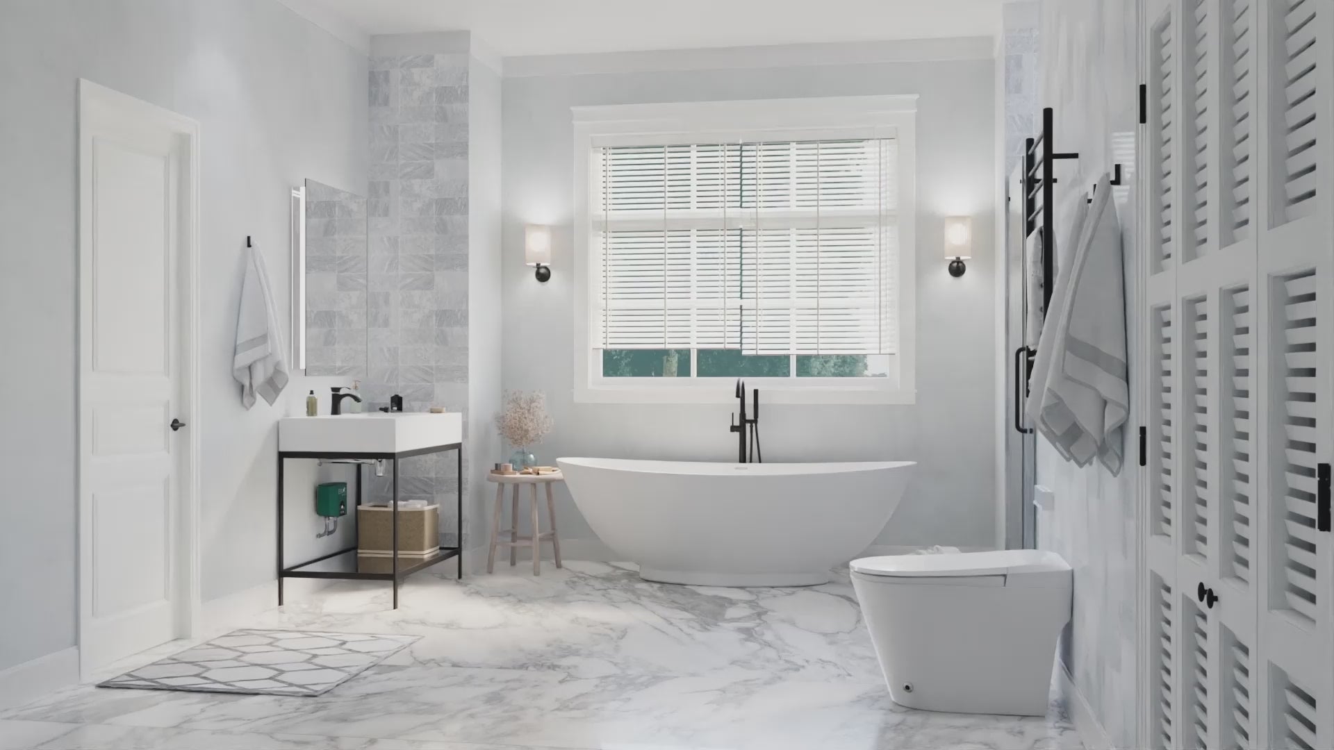 FT-AZ204 - ANZZI ANZZI Julia Series 67 in. Freestanding Acrylic