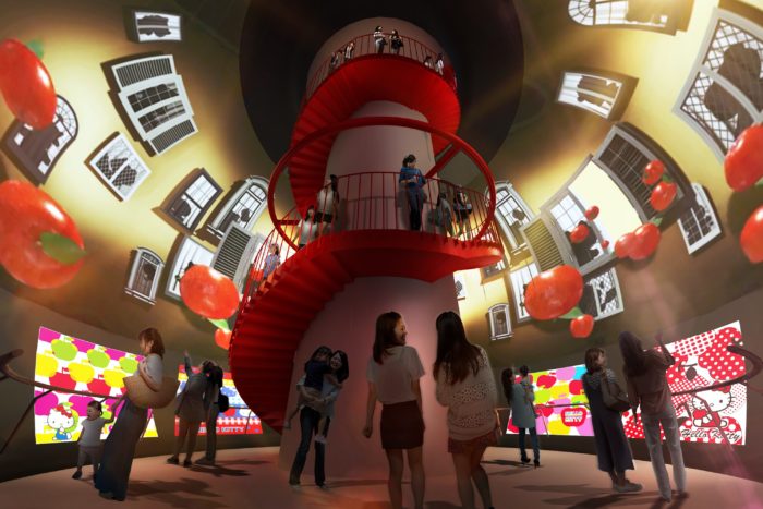 淡路島に展望シアター『ハローキティのりんごのおうち』ができるみたい