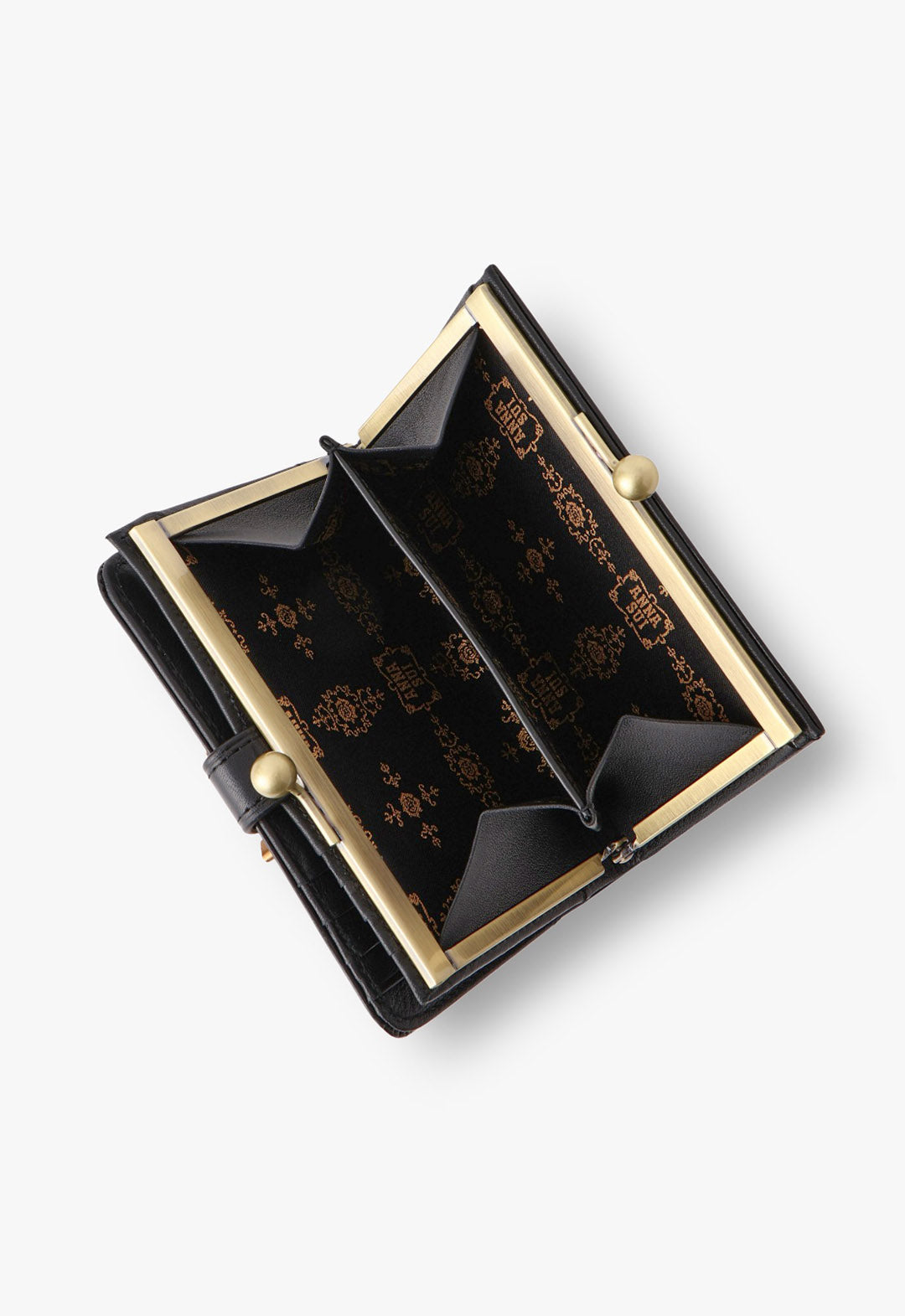 アナ スイ（ANNA SUI）バタフライロゴ 口金二つ折り財布 | バタフライ