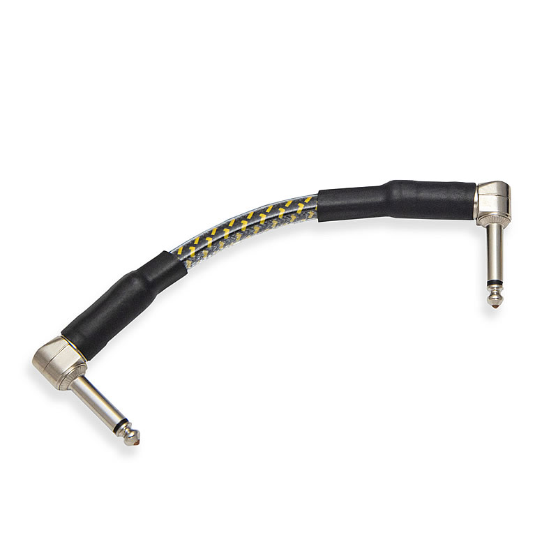 Yellow Oval Short Instrument Cable - Analysis Plus