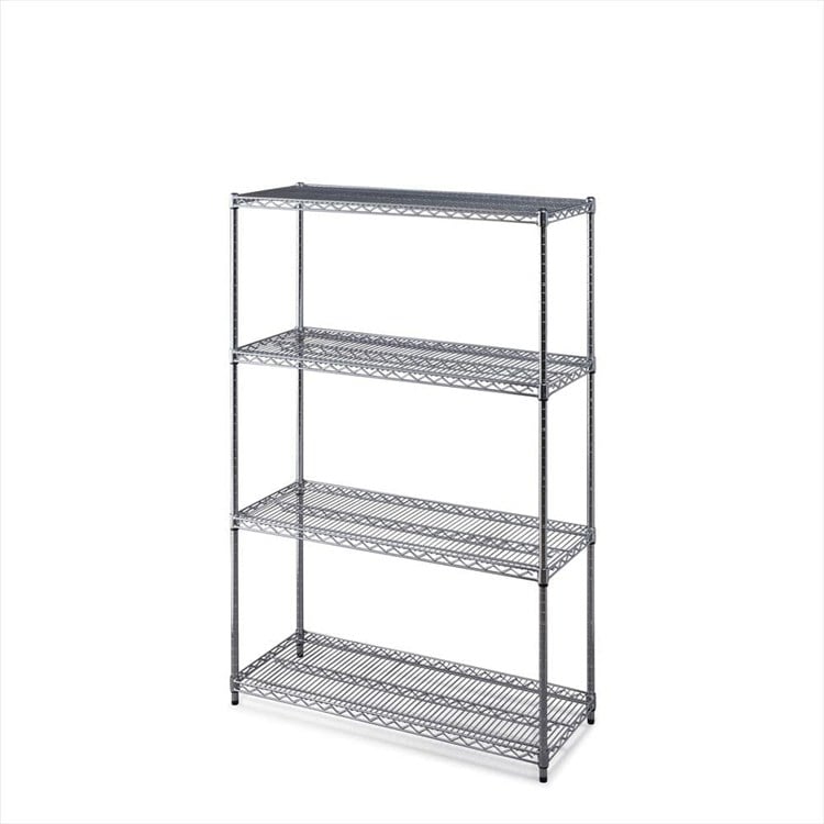 幅120cm】メタルラック MR-1215JK シルバー スチールラック 業務用