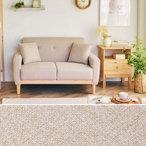 2人掛け北欧デザインソファ NDS-2S ベージュ（BG） ソファ 2人掛け