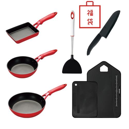 京セラ(KYOCERA) セラフォートフライパン福袋 7点セット IH対応