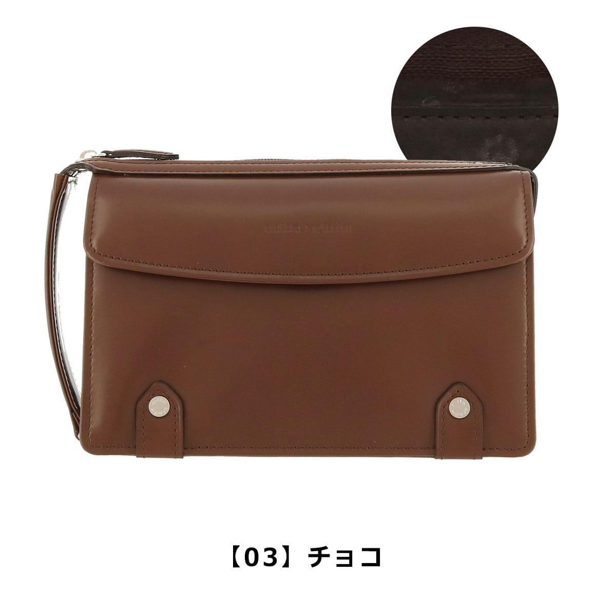 Mila Schon ミラショーン セカンドバッグ 299251 メンズ 日本製 ニュー