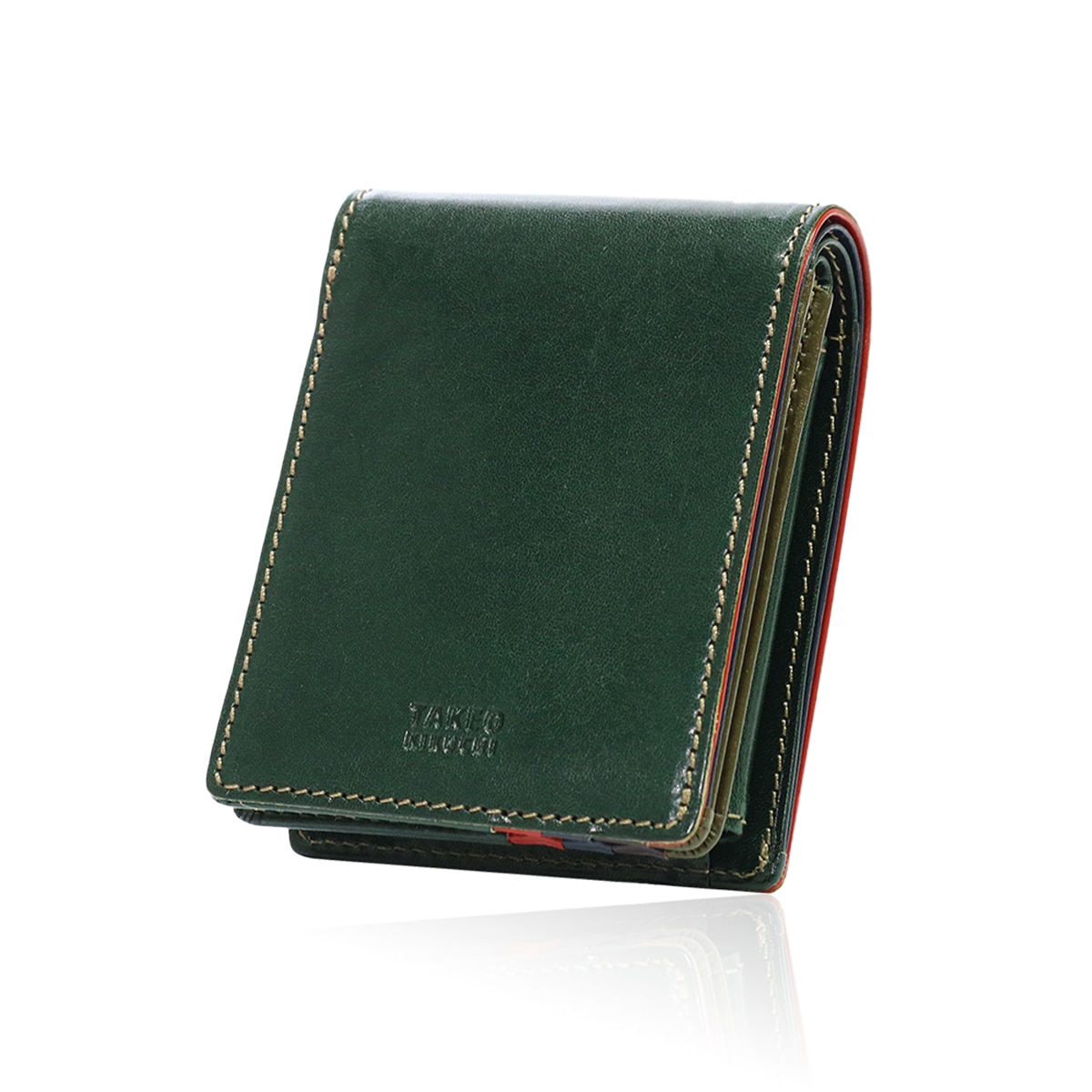 TAKEO KIKUCHI タケオ キクチ 二つ折り財布 266616 エリア グリーン