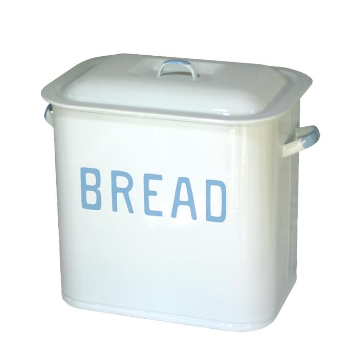 ブレッド缶 ホーロー キッチン用品 食材保存 おしゃれ 白 ホワイト