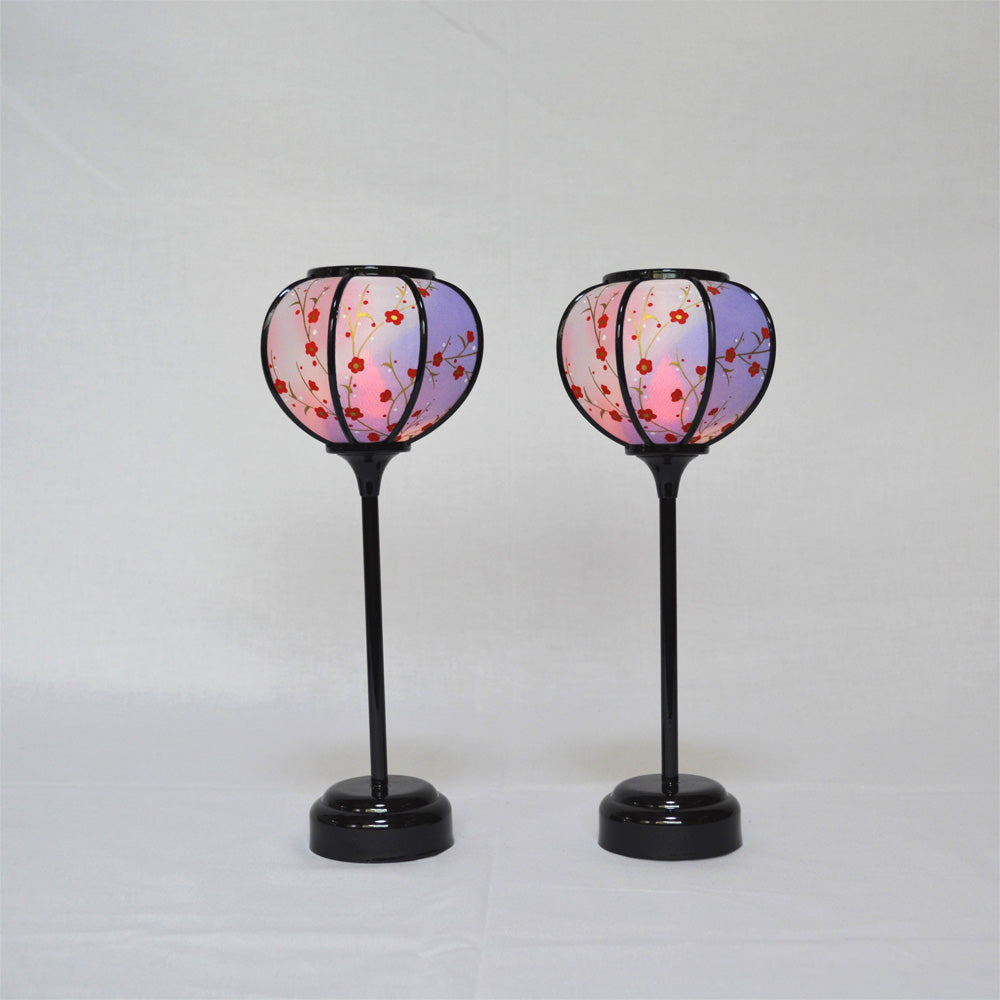 雪洞(対)【なつめ式】9号～11号 彩花／桃の節句／雛人形 – 安藤提灯