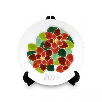 WEB予約 】七宝飾皿・クリスマス2023 小「安藤七宝店オンラインショップ」