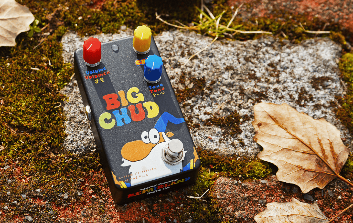 Custom Illustrated / RRF Repairland #01 BIG CHUD – Animals Pedal USA