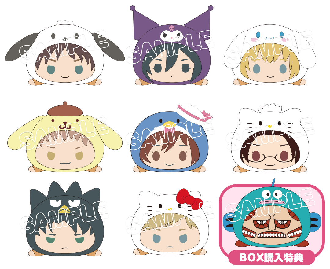 進撃の巨人×サンリオキャラクターズ｜新商品・再販情報