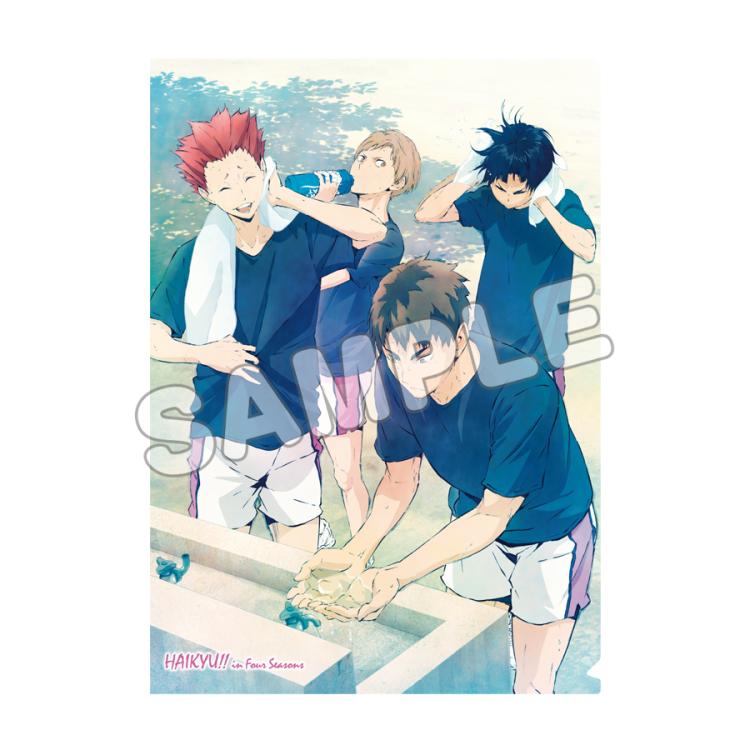 ハイキュー‼︎ クリアファイル 春夏秋冬 白鳥沢 梟谷青 葉城西 音駒