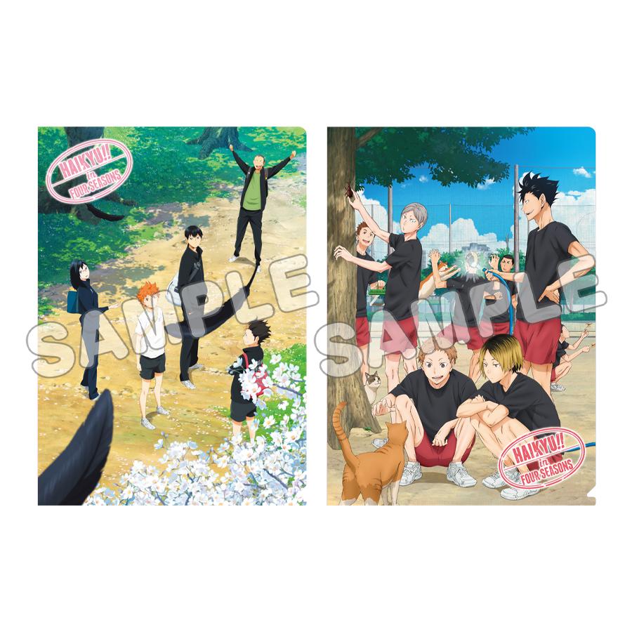 ハイキュー‼︎ クリアファイル 春夏秋冬 白鳥沢 梟谷青 葉城西 音駒