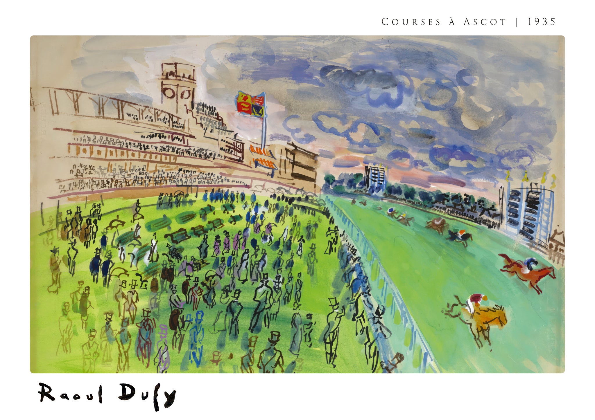 Courses a Ascot - Raoul Dufy | Art | Framed Prints & Posters – Animato